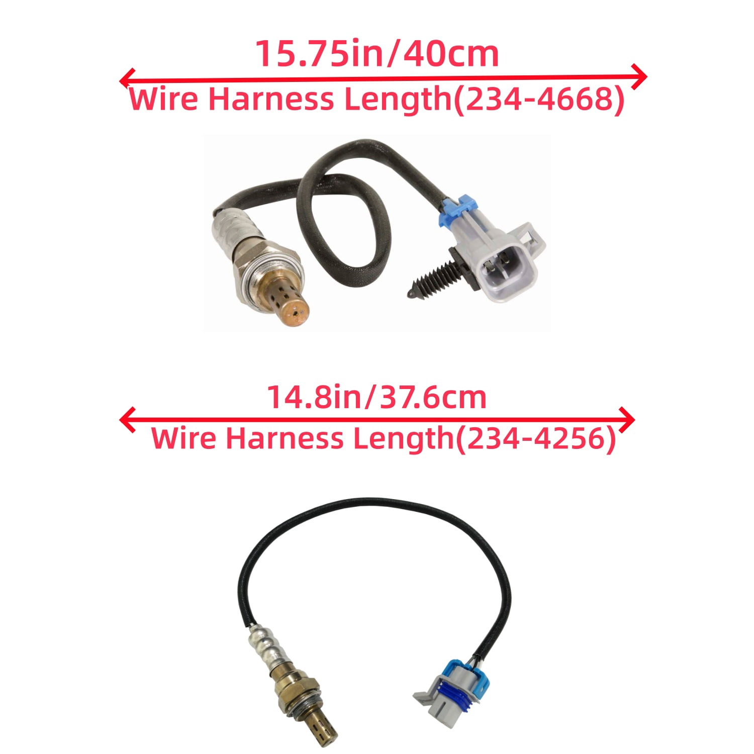 Ruiya 4Pcs Upstream & Downstream For 2008-2014 Chevrolet Silverado 1500, GMC Sierra 1500 O2 Oxygen Sensor