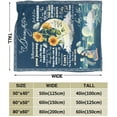 thumbnail image 4 of Birthday Gift for Daughter,Blanket for Daughter Gift from Mom,Super Soft Warm Cozy Bed Couch Travel Sunflower Flannel Throw Blankets Graduation Wedding Anniversary Present 60x50 in, 4 of 6