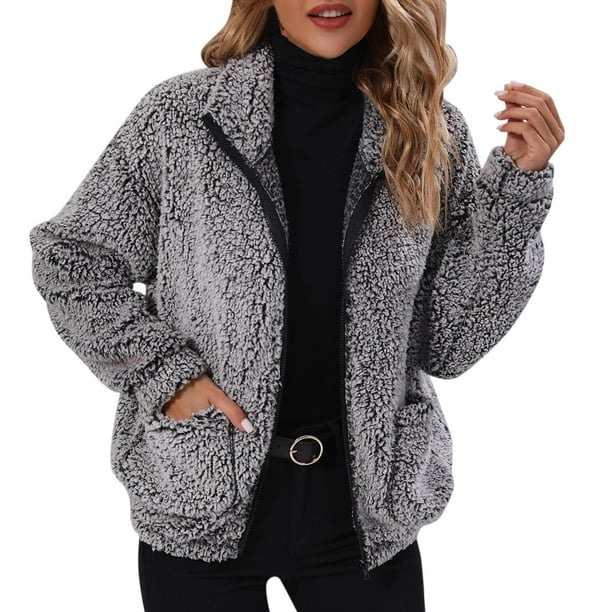 Shaggy oversized shop jacket