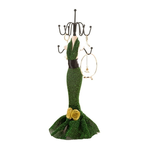 YIEMEEN Stylish Iron Jewelry Display Rack Fashionable Jewelry Organizer Doll Model Stand