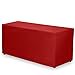 thumbnail image 3 of Gee Di Moda Fitted Tablecloth - 72 x 30 Inch Red Fitted Table Cloth for 6 Foot Rectangle Table - Heavy Duty Washable Fabric - for 6 Ft Buffet Table Holiday Party Dinner Wedding & Trade Show, 3 of 3
