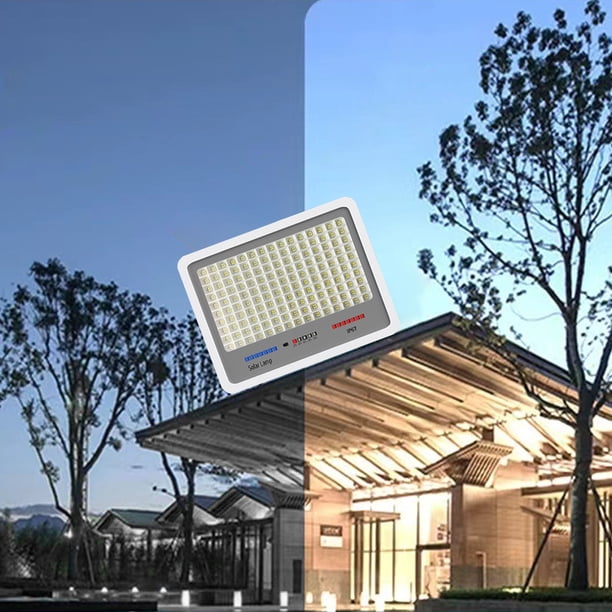 Lámpara Solar Luz de inundación LED con energía solar IP67 impermeable temporizador de encendido automático para patio camino patio