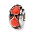thumbnail image 1 of Reflection Beads QRS1108 Perle en Argent Sterling Cœur Rouge Soufflé à la Main, 1 of 1