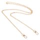 thumbnail image 2 of GOOHOCHY Correa de cadena de metal para mujer con hebillas, accesorio de repuesto para bolso de mano, bandolera, color dorado claro, 2 of 7
