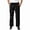 Black-c, variant on Men's Chef Pants Cargo Style, Baggy Chef Pants Elastic Waist Restaurant Work Pants with Pockets
