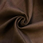 Linen Fabric 60" Wide Natural 100% Linen By The Yard (Brown)