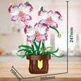 thumbnail image 5 of Remocguys Orchid Flower Building Set Compatible with Lego Botanical Home Decor for Adults 355 Pcs, 5 of 6