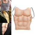 thumbnail image 3 of Lifelike Fake Male Chest Comfortable for New Year Parties Masquerade Parties, 3 of 8
