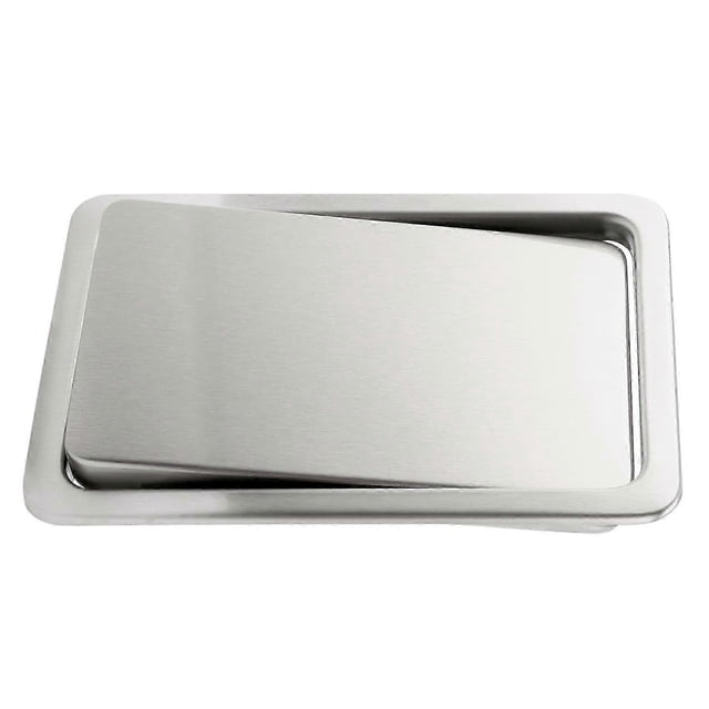 Garbage Flap Trash Bin Cover Flush Built-in for Kitchen Counter Top