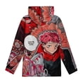 thumbnail image 2 of Jujutsu Kaisen Hoodie for Boys Girls, Anime Pullover Hooded for Kids, Fashion Lightweight Novelty 3D Print Sweatshirt, Long Sleeve Hoodies with Pocket, S-XL, 2 of 6