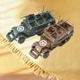 thumbnail image 2 of 2 piezas de componentes suaves y ajusta que empalman ruedas delanteras giratorias ensambladas operación simple 1:72 juguetes de vehículos s Sunnimix Juguetes blindados del vehículo, 2 of 8