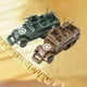 thumbnail image 2 of 2 piezas de componentes suaves y ajusta que empalman ruedas delanteras giratorias ensambladas operación simple 1:72 juguetes de vehículos s Sunnimix Juguetes blindados del vehículo, 2 of 8