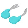 thumbnail image 4 of Hilitand 2PCS Baby Kids Stainless Steel Fork Spoon Set Tableware Feeding Cutlery Utensils, 4 of 8