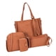 thumbnail image 3 of Bolso casual impermeable Sunnimix 4 piezas marrón, 3 of 8