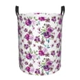thumbnail image 1 of Fotbe Violets Flowers Cesto de Ropa con Asas, Cesto Impermeable de Gran Capacidad, Bolsa de Lavado para Dormitorio, Cesto de Ropa con Ruedas y Asas-Medium, 1 of 6