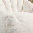 thumbnail image 5 of SESSLIFE Bean Bag Chair for Adults, Faux Fur Bean Bag Sofa with Armrests, High Density Foam Lazy Sofa Chair, Oversized Comfy Lounge Chair for Living Room Bedroom Reading, White, 5 of 10