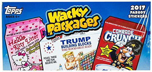 2017 TOPPS  WACKY PACKAGES 50th ANNIVERSARY RETAIL BOX 