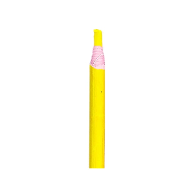 Methold 1 estuche de lápiz de marca de costura, sastres, herramientas de dibujo de tiza, suministros de escritura, manualidades de marcado, regalos de Suministros de escritura y corrección Amarillo