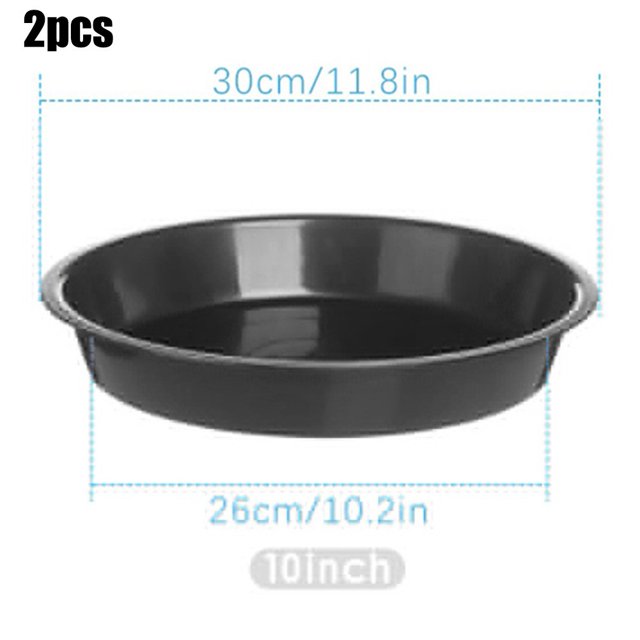 Lefu 2 Pcs PP Rond Pot de Plante Succulente Fleur Soucoupe Jardinière Plateaux Fournitures Déco
