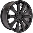 thumbnail image 3 of New 22 inch Aluminum Wheel for 99-22 Chevrolet Silverado 1500 Black Rim, 3 of 6