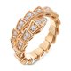 thumbnail image 1 of Anillo de lujo ligero lleno de diseño de nicho de diamante en forma de serpiente conjunto de marea para mujer anillo de dedo índice de hueso de serpiente abierto de diamante-oro, 1 of 4
