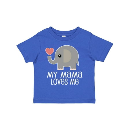 

Inktastic My Mama Loves Me Elephant Gift Toddler Boy or Toddler Girl T-Shirt