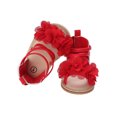 thumbnail image 4 of Meihuid Baby Girls Sandals, Floral Patchwork Strap Non-Slip Flat Shoes, 4 of 7