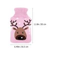 thumbnail image 2 of 1pc Water Injection Hot Water Bottle with Cover Winter Knit Cartoon Hand Warmer, 2 of 8