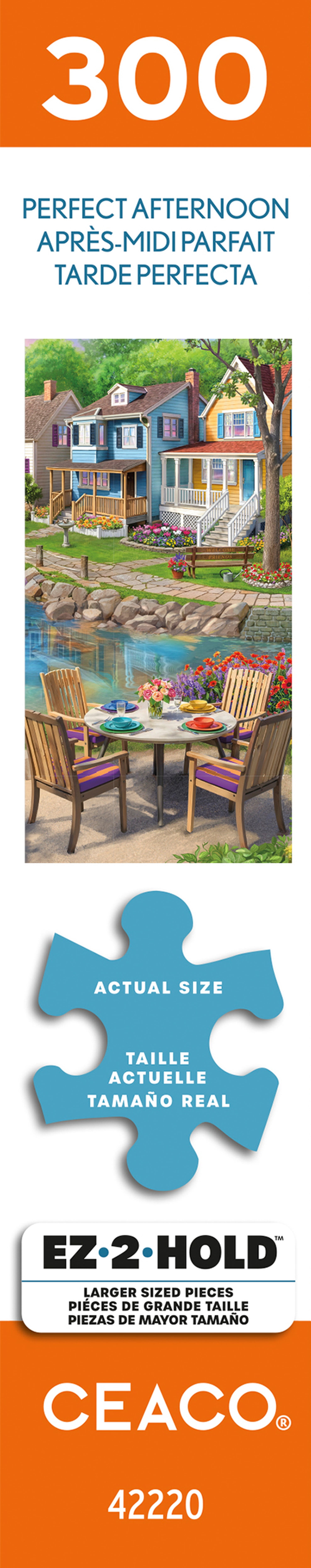Ceaco Bigelow Perfect Afternoon 300-Piece Interlocking Jigsaw Puzzle for Adults Ages 14+