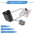 thumbnail image 3 of Unique Bargains Fuel Tank Sending Unit Compatible for Chevrolet Lechi 2010 No.13536915, 3 of 7