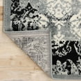 thumbnail image 6 of Superior Mystique 8' x 10' Indoor Area Rug, Modern Damask Rugs For Living Room Bedroom, Black-Gray, 6 of 7