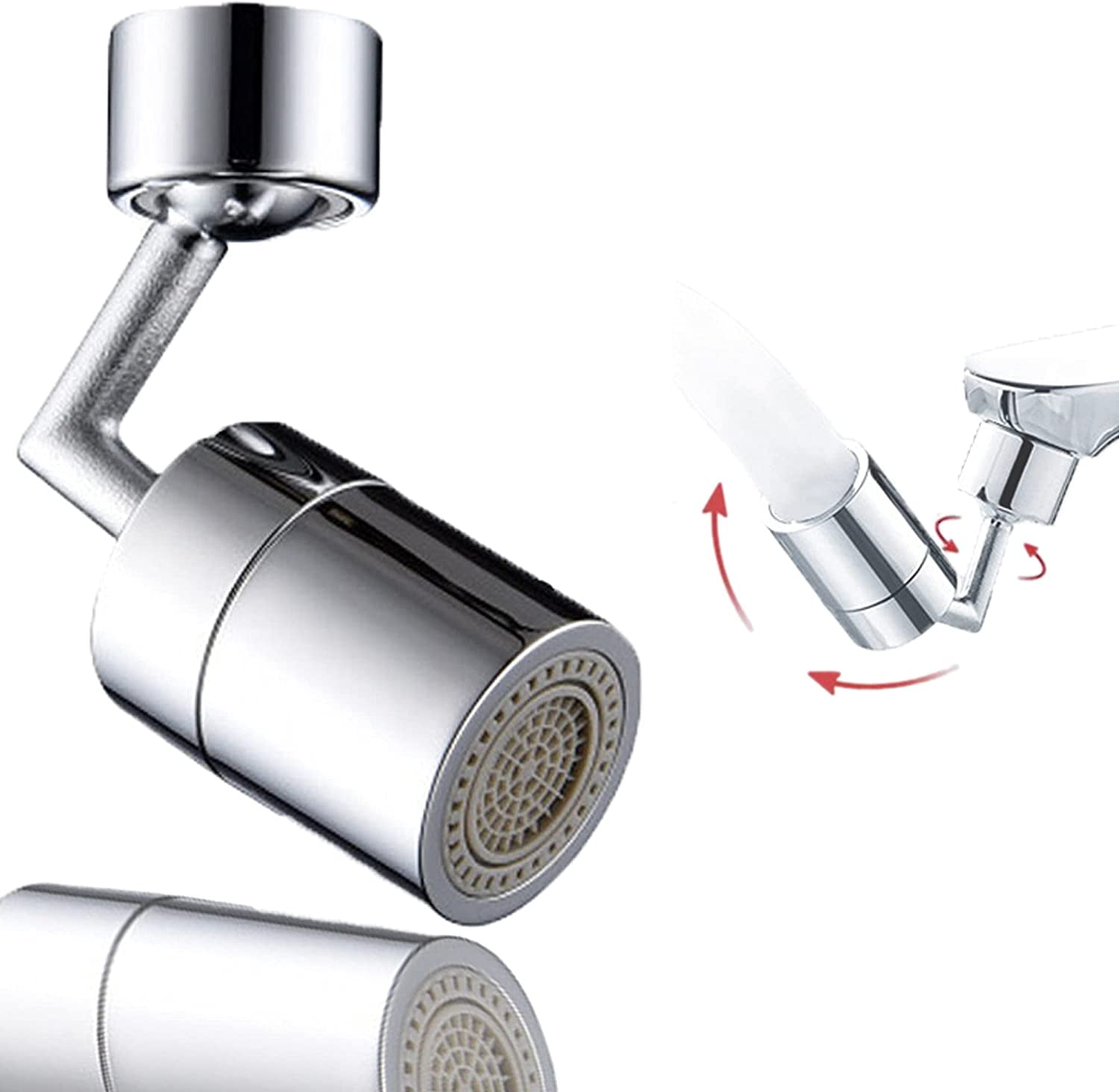 Nertmon Faucet Sink Aerator 720°Swivel Splash Filter Faucet Kitchen