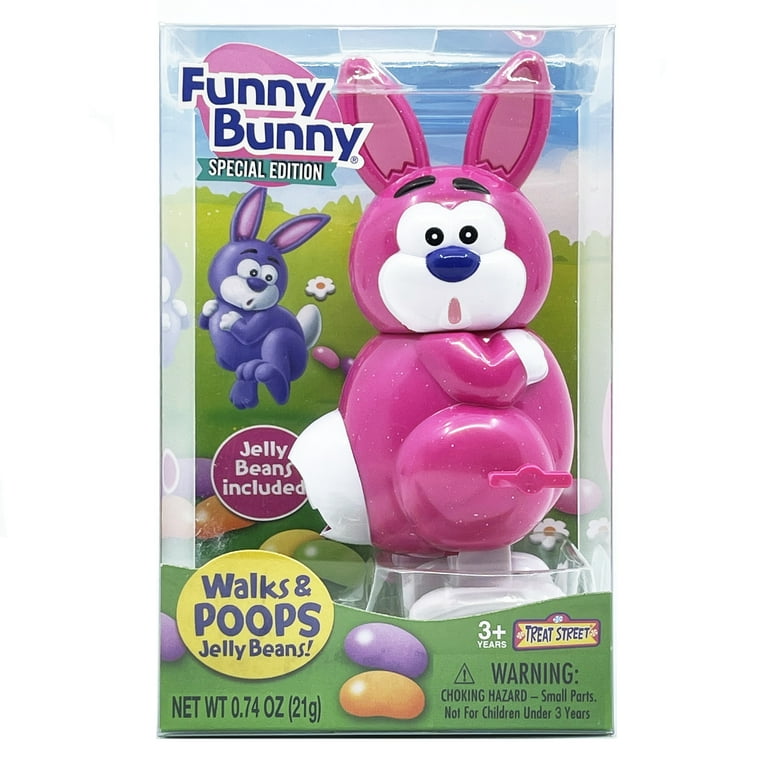 Treat Street Funny Bunny Walking Jelly Bean Dispenser