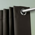 thumbnail image 2 of Premium Heavy Duty Room Divider Curtain / Patio Curtain with Grommet 1 Panel - Dark Grey 150" x 96", 2 of 4