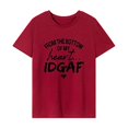 thumbnail image 1 of Camiseta de mujer jinwen Ropa deportiva camiseta básica suave para viajar L, 1 of 7
