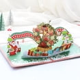 thumbnail image 4 of Tarjetas navideñas 3D Tarjetas de felicitación desplegables con sobres, 4 of 5