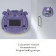 thumbnail image 3 of Digital Kitchen Timer, Countdown, Cartoon Animal Sound, Flash Alert, Easy Operation with Stand for Cooking Teaching, Purple Cow, 3 of 4