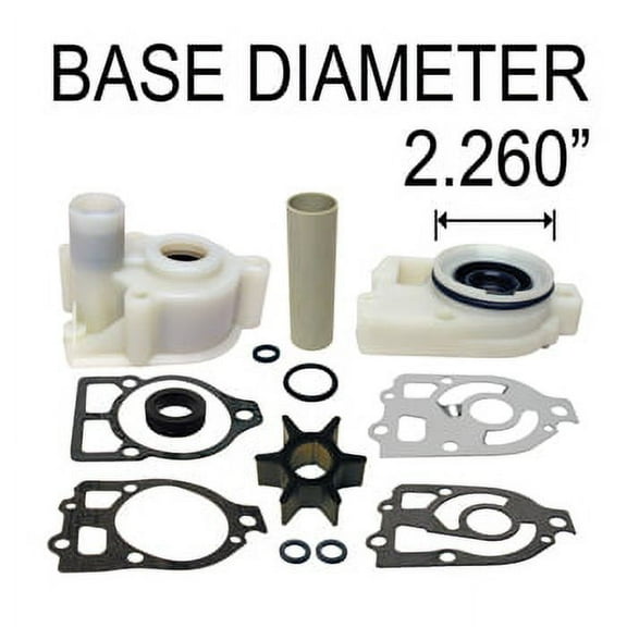 Water Pump Kit w/Base MC I & R w/PreloadPin wo/Flush Screw 1970-1984Pro #: 65700 X-Ref #: 18-3317