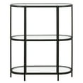 thumbnail image 2 of Evelyn&Zoe Leif 30" Wide Oval Bookcase, Blackened Bronze, 2 of 8