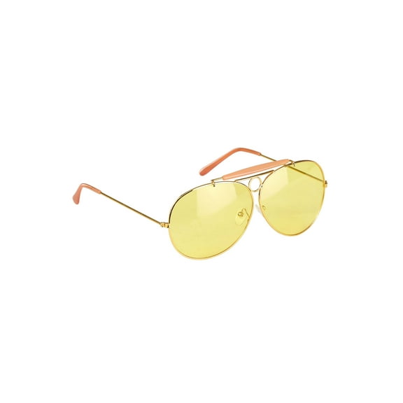 Yellow Aviator Glasses