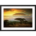 thumbnail image 2 of Art.com Mount Kilimanjaro and Clouds Line at Sunset, View from Savanna Landscape in Amboseli, Kenya, Africa Photographic Print by Michal Bednarek, Black Frame Wall Art, 23" x 17", 2 of 5