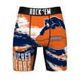 thumbnail image 2 of Men's Rock Em Socks  Chicago Bears Gridiron Classic Paint Boxer Briefs, 2 of 4
