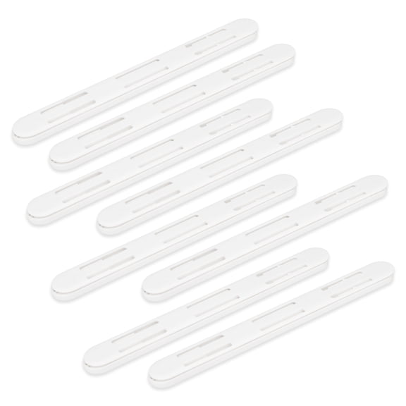 8 Pieces Adhesive Cabinet Full Extension Drawer Slides Set Pull Out, 17.8 In Kitchen Drawer Slides Side Mount Runners Guide Rail for Kitchens Bedroom Boxes Accessories
