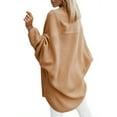 thumbnail image 2 of Open Front Batwing Sleeve Long Cardigan Loose Sweaters, 2 of 5