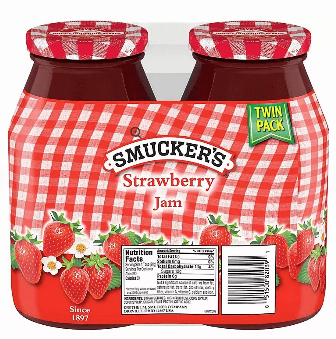 Smucker's Strawberry Jam, 64 oz., 2 pk.