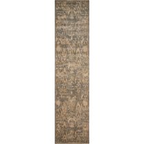 Nourison Silken Allure Slate Area Rug SLK17 2'5" x 10'