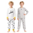 thumbnail image 3 of BenBen Kids Toddler Boy Pajamas Pj Set Long Sleeve Snug Fit Soft & Cozy Sleepwear Loungewear 2-Pack - Size 2Y to 10Y, 3 of 7