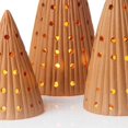 thumbnail image 3 of Terracotta Holiday Lights Tree Lantern Set, 3 of 4