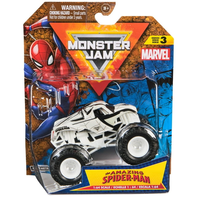 Monster Truck Monster Jam Marvel Spider Man a escala 1:64