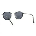 thumbnail image 4 of Bifocal Reading Sunglasses Unisex Vintage Fashion Panto Frame Gray Gunmetal+1.75, 4 of 5